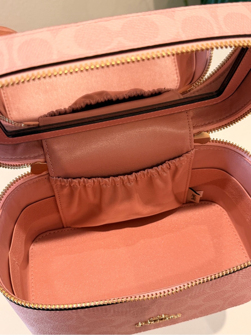 COACH Powder Pink Vanity Case BNWT - Picture 7 of 10